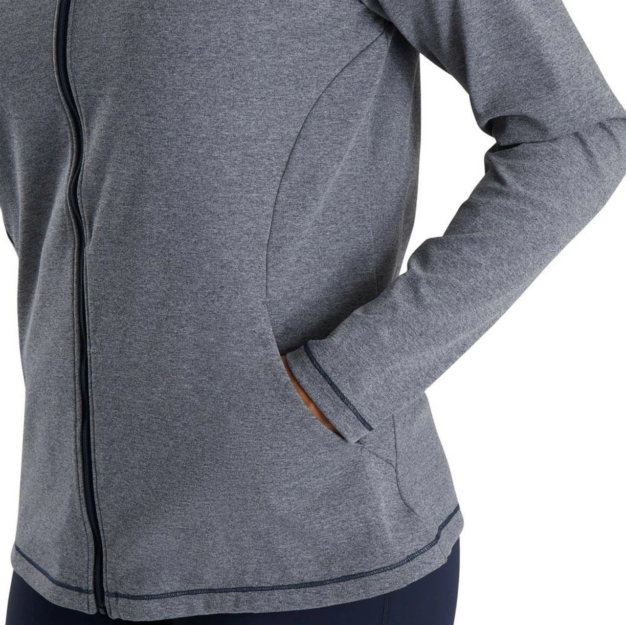 FootJoy Women's Full-Zip Hoodie 7 FootJoy Women's Full-Zip Hoodie - Image 7