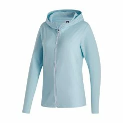 FootJoy Women's Full-Zip Hoodie 25 FootJoy Women's Full-Zip Hoodie -Golf Clubs Shop footjoy womens full zip hoodie sky heather 01 18040.1676590956
