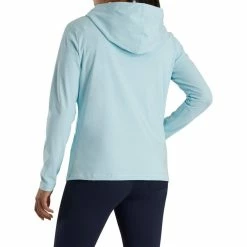 FootJoy Women's Full-Zip Hoodie 28 FootJoy Women's Full-Zip Hoodie -Golf Clubs Shop footjoy womens full zip hoodie sky heather 03 96529.1676589239
