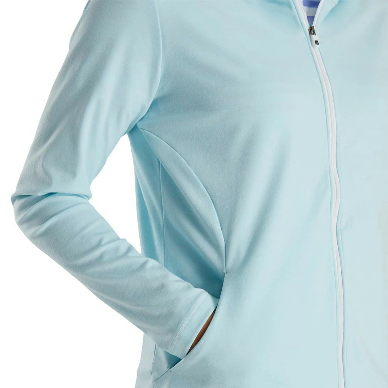 FootJoy Women's Full-Zip Hoodie 15 FootJoy Women's Full-Zip Hoodie - Image 15