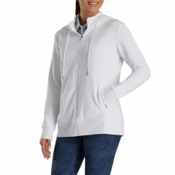 FootJoy Women's Full-Zip Hoodie - Prior Generation 9 FootJoy Women's Full-Zip Hoodie - Prior Generation -Golf Clubs Shop footjoy womens full zip hoodie white 02 71974.1633109708