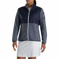 FootJoy Women's Full-Zip Space Dye Mid-Layer -Golf Clubs Shop footjoy womens full zip space dye mid layer navy 02 46049.1676588290