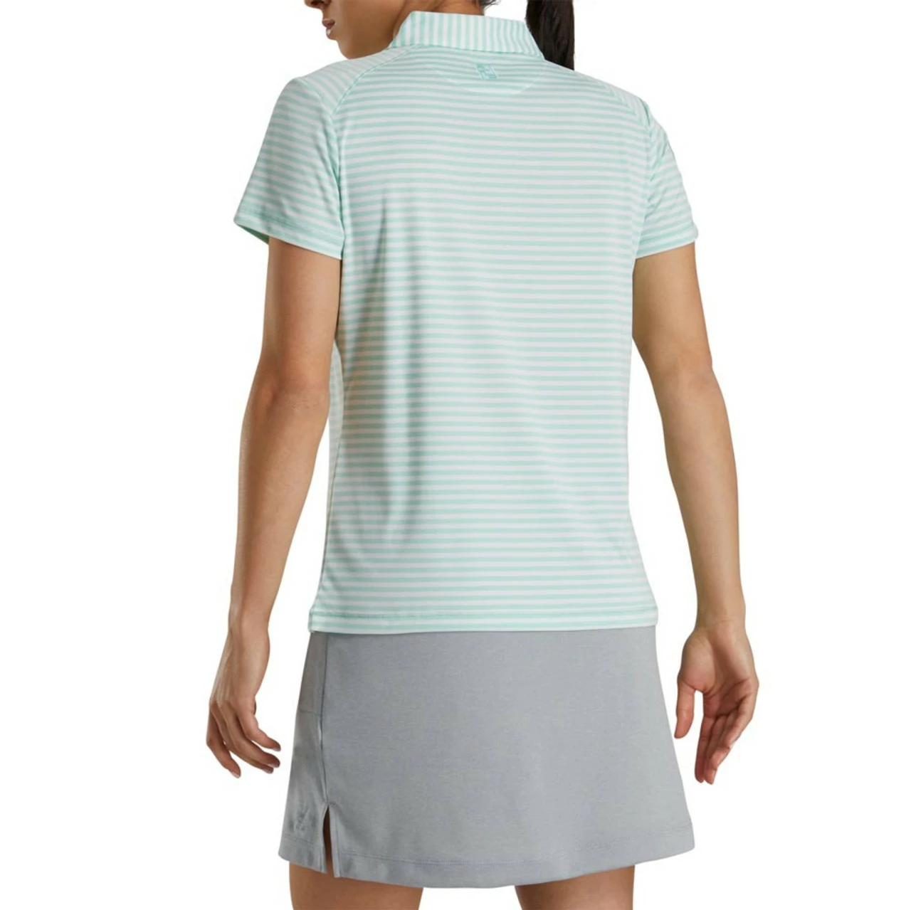 FootJoy Women's Heather Stripe Polo 3 FootJoy Women's Heather Stripe Polo - Image 3