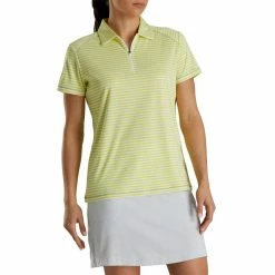 FootJoy Women's Heather Stripe Polo 26 FootJoy Women's Heather Stripe Polo -Golf Clubs Shop footjoy womens heather stripe polo citrus 02 27872.1631901194
