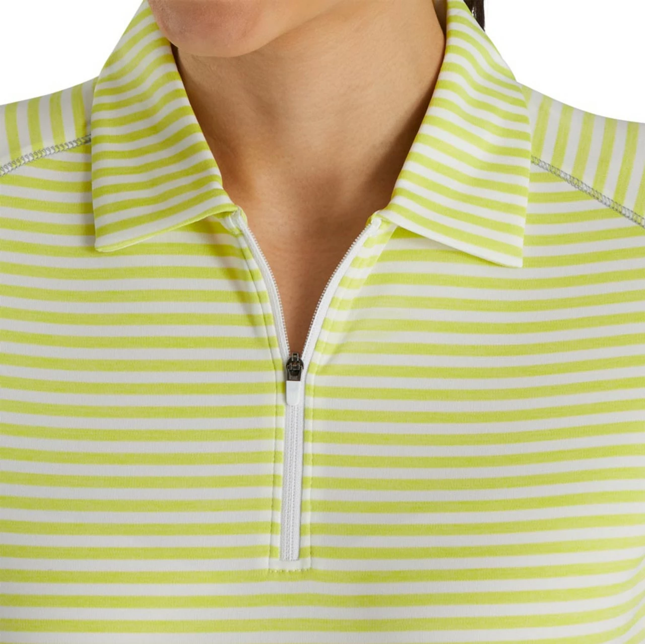FootJoy Women's Heather Stripe Polo 14 FootJoy Women's Heather Stripe Polo - Image 14