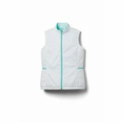 FootJoy Women's Insulated Reversible Vest 6 FootJoy Women's Insulated Reversible Vest -Golf Clubs Shop footjoy womens insulated reversible vest white aquamarine 01 43308.1633109904