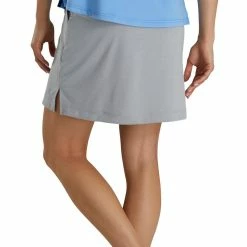 FootJoy Women's Knit Skort -Golf Clubs Shop footjoy womens knit skort heather grey 03 26877.1673904690