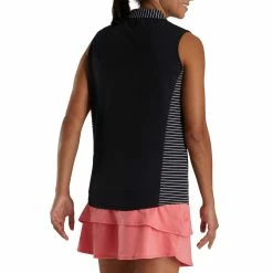 FootJoy Women's Open Placket Sleeveless Polo 18 FootJoy Women's Open Placket Sleeveless Polo -Golf Clubs Shop footjoy womens open placket sleeveless polo black 03 44943.1673285373