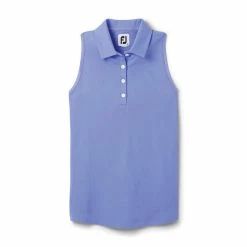 FootJoy Women's Ribbed Sleeveless Polo 24 FootJoy Women's Ribbed Sleeveless Polo -Golf Clubs Shop footjoy womens ribbed sleeveless polo violet 01 43188.1676589754