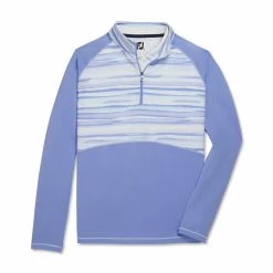 FootJoy Women's Watercolor Half-Zip Mid-Layer 17 FootJoy Women's Watercolor Half-Zip Mid-Layer -Golf Clubs Shop footjoy womens watercolor half zip mid layer violet 01 25719.1676593811