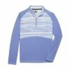 FootJoy Women's Watercolor Half-Zip Mid-Layer 7 FootJoy Women's Watercolor Half-Zip Mid-Layer -Golf Clubs Shop footjoy womens watercolor half zip mid layer violet 01 31089.1676586298