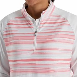 FootJoy Women's Watercolor Half-Zip Mid-Layer 31 FootJoy Women's Watercolor Half-Zip Mid-Layer -Golf Clubs Shop footjoy womens watercolor half zip mid layer white 04 88961.1676598409