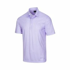 Greg Norman ML75 Microlux Iron Print Polo 12 Greg Norman ML75 Microlux Iron Print Polo -Golf Clubs Shop greg norman ml75 microlux iron print polo mystic purple 01 26700.1644349993