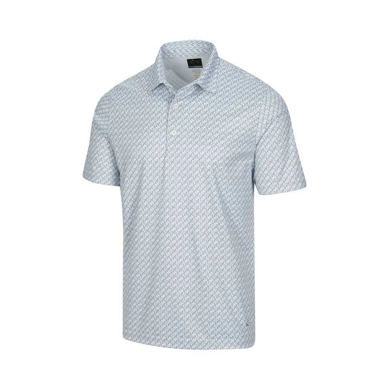 Greg Norman ML75 Microlux Iron Print Polo 3 Greg Norman ML75 Microlux Iron Print Polo - Image 3