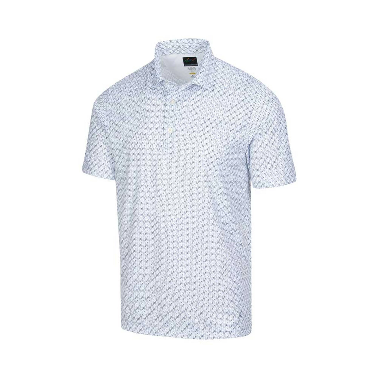 Greg Norman ML75 Microlux Iron Print Polo 4 Greg Norman ML75 Microlux Iron Print Polo - Image 4