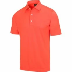 Greg Norman Protek ML75 Microlux 2Below Solid Polo -Golf Clubs Shop greg norman protek ml75 microlux 2below solid polo spark orange 01 59724.1632426723