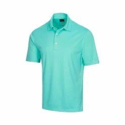 Greg Norman Protek ML75 Microlux Embossed Polo -Golf Clubs Shop greg norman protek ml75 microlux embossed polo waterfall 01 29535.1673906364