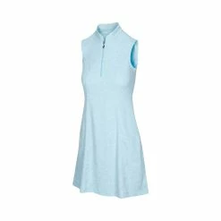 Greg Norman Women's Flare Sleeveless Zip Dress 9 Greg Norman Women's Flare Sleeveless Zip Dress -Golf Clubs Shop greg norman womens flare sleeveless zip dress pure aqua 01 31671.1644419993