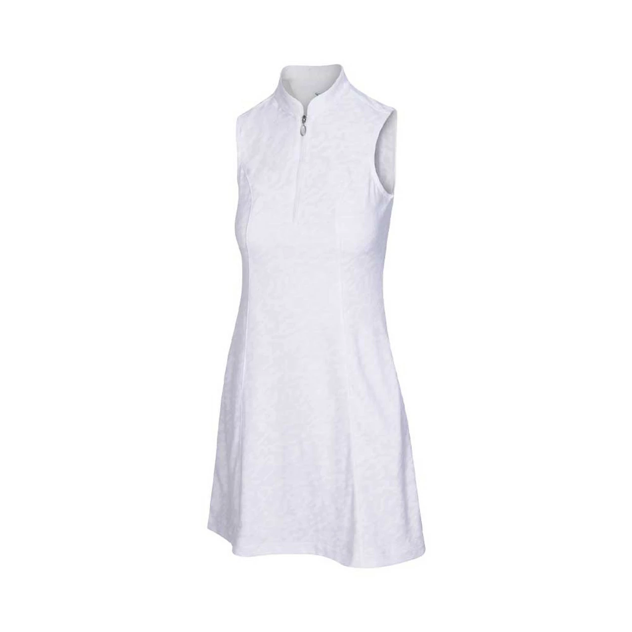 Greg Norman Women's Flare Sleeveless Zip Dress 4 Greg Norman Women's Flare Sleeveless Zip Dress - Image 4