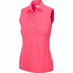 Greg Norman Women's Freedom Micro Pique Sleeveless Polo 15 Greg Norman Women's Freedom Micro Pique Sleeveless Polo -Golf Clubs Shop greg norman womens freedom micro pique sleeveless polo field poppy 01 89087.1659043420