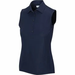 Greg Norman Women's Freedom Micro Pique Sleeveless Polo 16 Greg Norman Women's Freedom Micro Pique Sleeveless Polo -Golf Clubs Shop greg norman womens freedom micro pique sleeveless polo navy 01 21851.1659043420