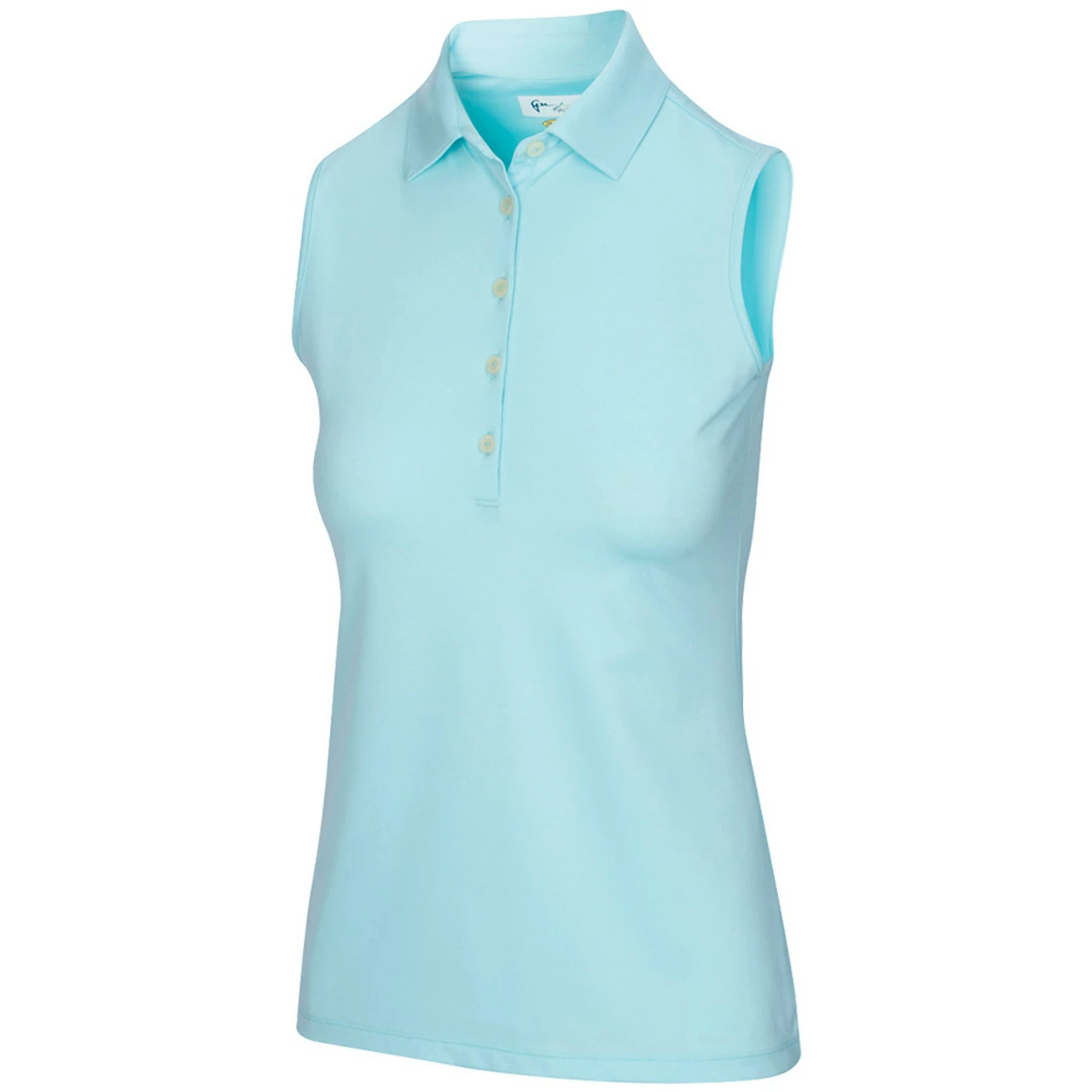 Greg Norman Women's Freedom Micro Pique Sleeveless Polo 12 Greg Norman Women's Freedom Micro Pique Sleeveless Polo - Image 12
