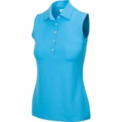 Greg Norman Women's Freedom Micro Pique Sleeveless Polo 18 Greg Norman Women's Freedom Micro Pique Sleeveless Polo -Golf Clubs Shop greg norman womens freedom micro pique sleeveless polo riviera blue 01 56045.1659043420