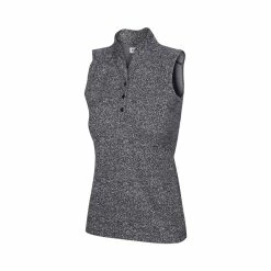Greg Norman Women's Heathered Dot Sleeveless Polo