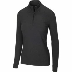 Greg Norman Women's Peached Heather 1/4 Zip 11 Greg Norman Women's Peached Heather 1/4 Zip -Golf Clubs Shop greg norman womens peached heather 1 4 zip black heather 01 62800.1633111170