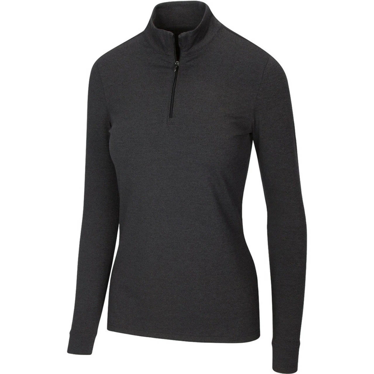 Greg Norman Women's Peached Heather 1/4 Zip 4 Greg Norman Women's Peached Heather 1/4 Zip - Image 4