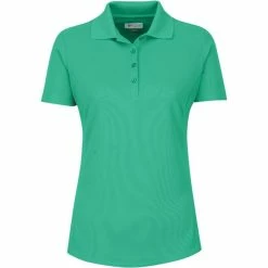 Greg Norman Women's Short Sleeve Protek Micro Pique Polo -Golf Clubs Shop greg norman womens short sleeve protek micro pique polo jade 01 30969.1633464080