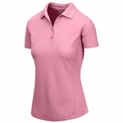 Greg Norman Women's Short Sleeve Protek Micro Pique Polo -Golf Clubs Shop greg norman womens short sleeve protek micro pique polo pink sky 01 32409.1633463944