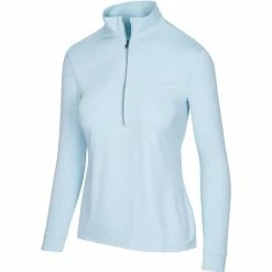 Greg Norman Women's Utility 1/2 Zip Mock 15 Greg Norman Women's Utility 1/2 Zip Mock -Golf Clubs Shop greg norman womens utility 1 2 zip mock pure aqua heather 01 13449.1671482575