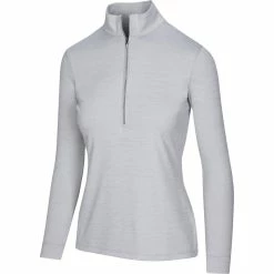 Greg Norman Women's Utility 1/2 Zip Mock 12 Greg Norman Women's Utility 1/2 Zip Mock -Golf Clubs Shop greg norman womens utility 1 2 zip mock shark grey heather 01 21378.1671482557