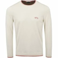 Hugo Boss Ritom Sweater -Golf Clubs Shop hugo boss ritom sweater open white 01 94845.1636975105