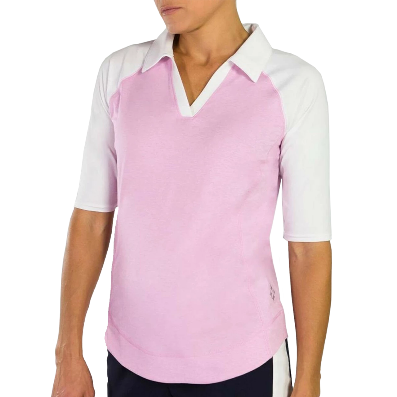 Jofit 1/2 Sleeve Tech Polo - Bloom 1 Jofit 1/2 Sleeve Tech Polo - Bloom