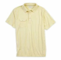 Linksoul Coast Highway Classic Knit Polo -Golf Clubs Shop linksoul coast highway classic knit polo light yellow 01 86084.1659043121