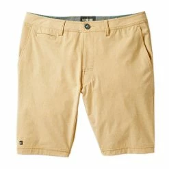 Linksoul Solid Boardwalker Shorts - Previous Season Style -Golf Clubs Shop linksoul solid boardwalker short previous season style wheat 01 33606.1632510666