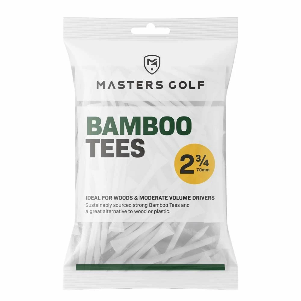 Masters Golf 70mm Bamboo Golf Tees - 20 Pack 1 Masters Golf 70mm Bamboo Golf Tees - 20 Pack