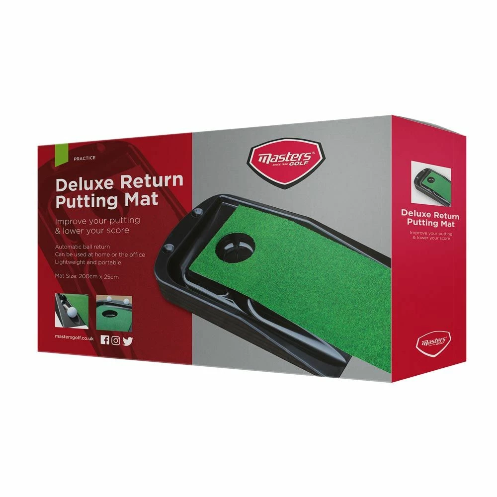 Masters Golf Deluxe Return Putting Mat 4 Masters Golf Deluxe Return Putting Mat - Image 4