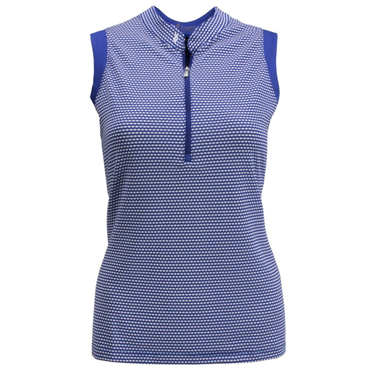 Nancy Lopez Flex Sleeveless Polo - Plus Size 2 Nancy Lopez Flex Sleeveless Polo - Plus Size - Image 2