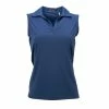 Nancy Lopez Legacy Sleeveless Polo -Golf Clubs Shop nancy lopez legacy sleeveless polo navy 01 63300.1648051775