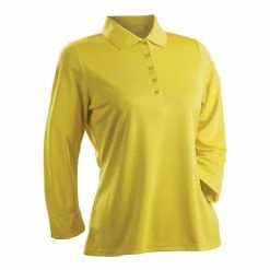 Nancy Lopez Luster 3/4 Sleeve Polo - Plus Size 6 Nancy Lopez Luster 3/4 Sleeve Polo - Plus Size -Golf Clubs Shop nancy lopez luster 3 4 sleeve polo plus size amber 01 83608.1633459019