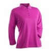 Nancy Lopez Luster 3/4 Sleeve Polo - Plus Size -Golf Clubs Shop nancy lopez luster 3 4 sleeve polo plus size hot pink 01 55159.1633459019