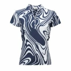 Nancy Lopez Rush Polo -Golf Clubs Shop nancy lopez rush polo navy 01 73851.1648052620