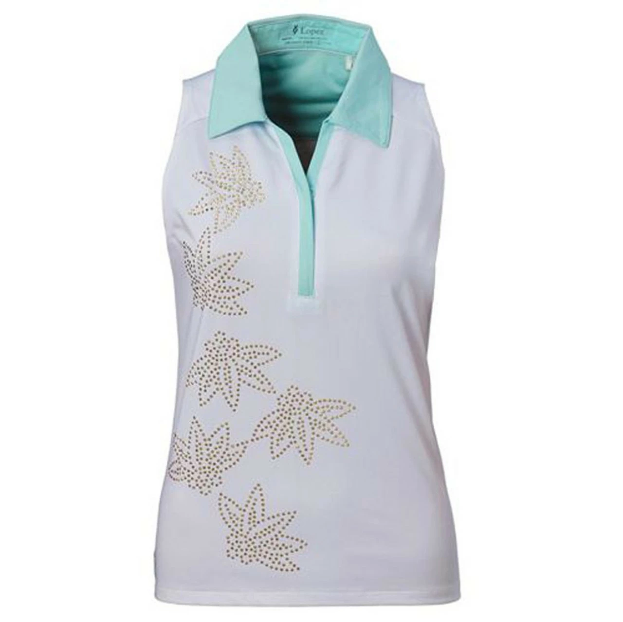 Nancy Lopez Wish Sleeveless Polo 1 Nancy Lopez Wish Sleeveless Polo