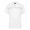 Oakley Print Layer Stripe Polo -Golf Clubs Shop oakley print layer stripe polo white 01 38161.1632239073