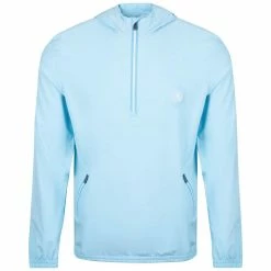 Original Penguin 1/4 Zip Fine Line Hooded Windshirt -Golf Clubs Shop original penguin 1 4 zip fine line hooded windshirt baltic sea 01 04010.1652897572