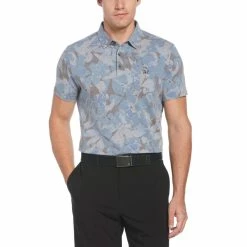 Original Penguin Filtered Floral Camo Print Polo