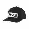 Ping Tour Vented Delta Hat -Golf Clubs Shop ping tour vented delta hat black 01 29903.1652363404